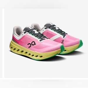 On Running Sneakers in Pink, Yellow, and Green